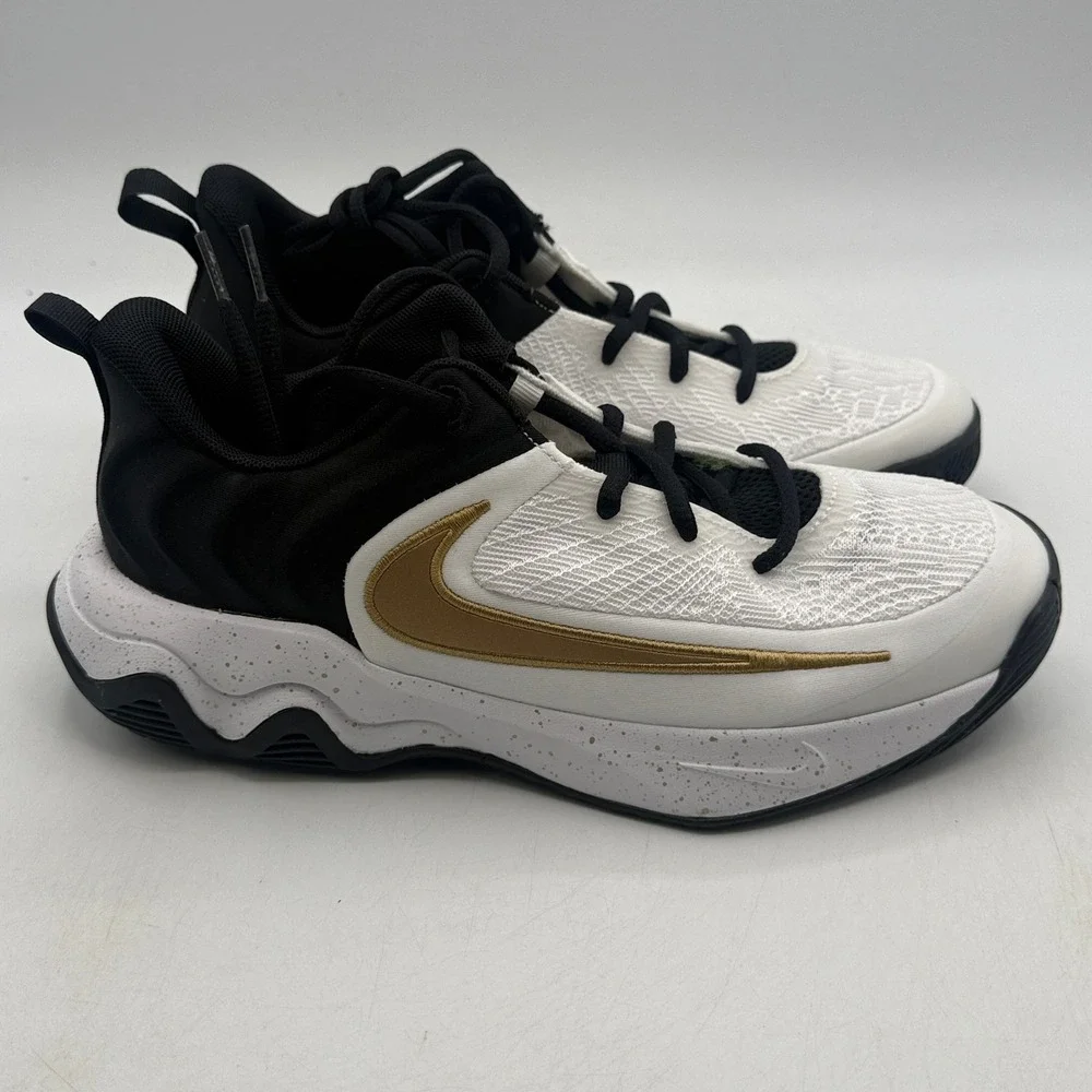 Nike Giannis Immortality 4 Shoes Kids Size 5Y Black Gold Basketball IH7664-003